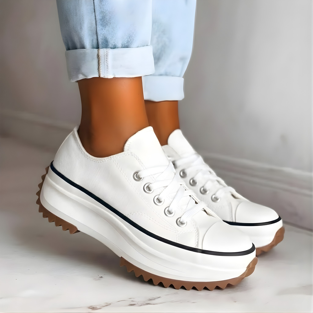 Women's Orthopedic Platform Sneakers | Stylish Chunky Lace-Up Shoes 2