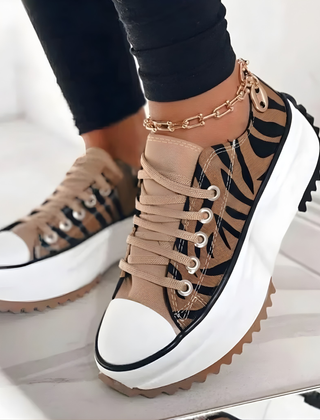 Women's Orthopedic Platform Sneakers | Stylish Chunky Lace-Up Shoes 3