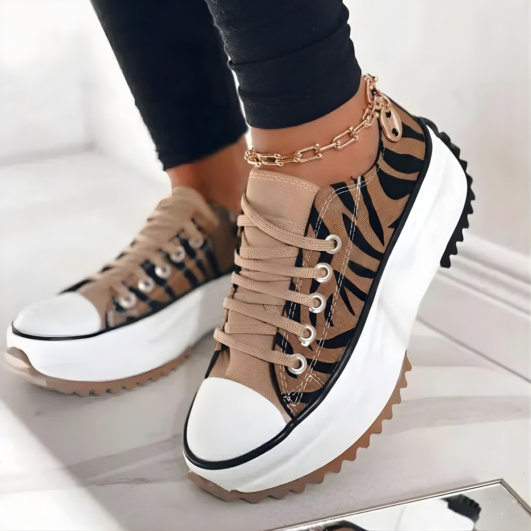 Women's Orthopedic Platform Sneakers | Stylish Chunky Lace-Up Shoes 3