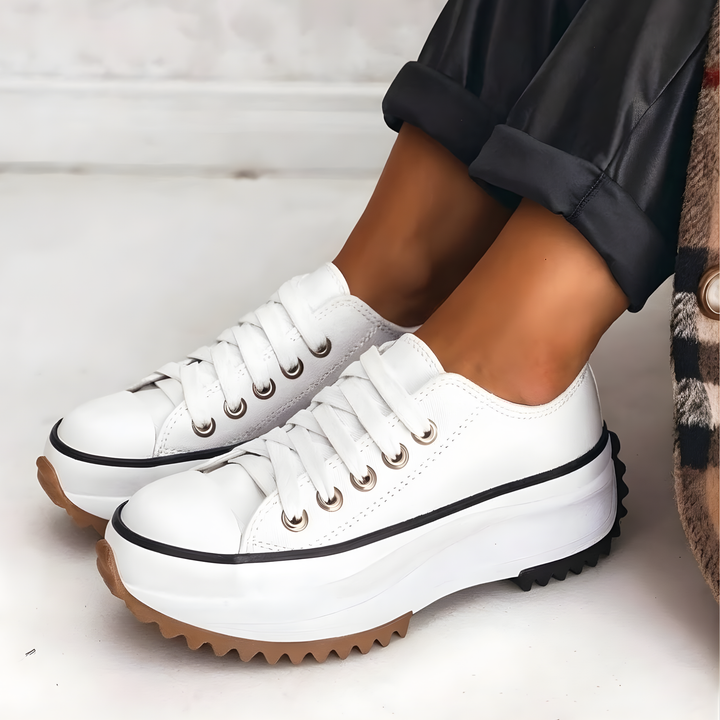 Women's Orthopedic Platform Sneakers | Stylish Chunky Lace-Up Shoes 5