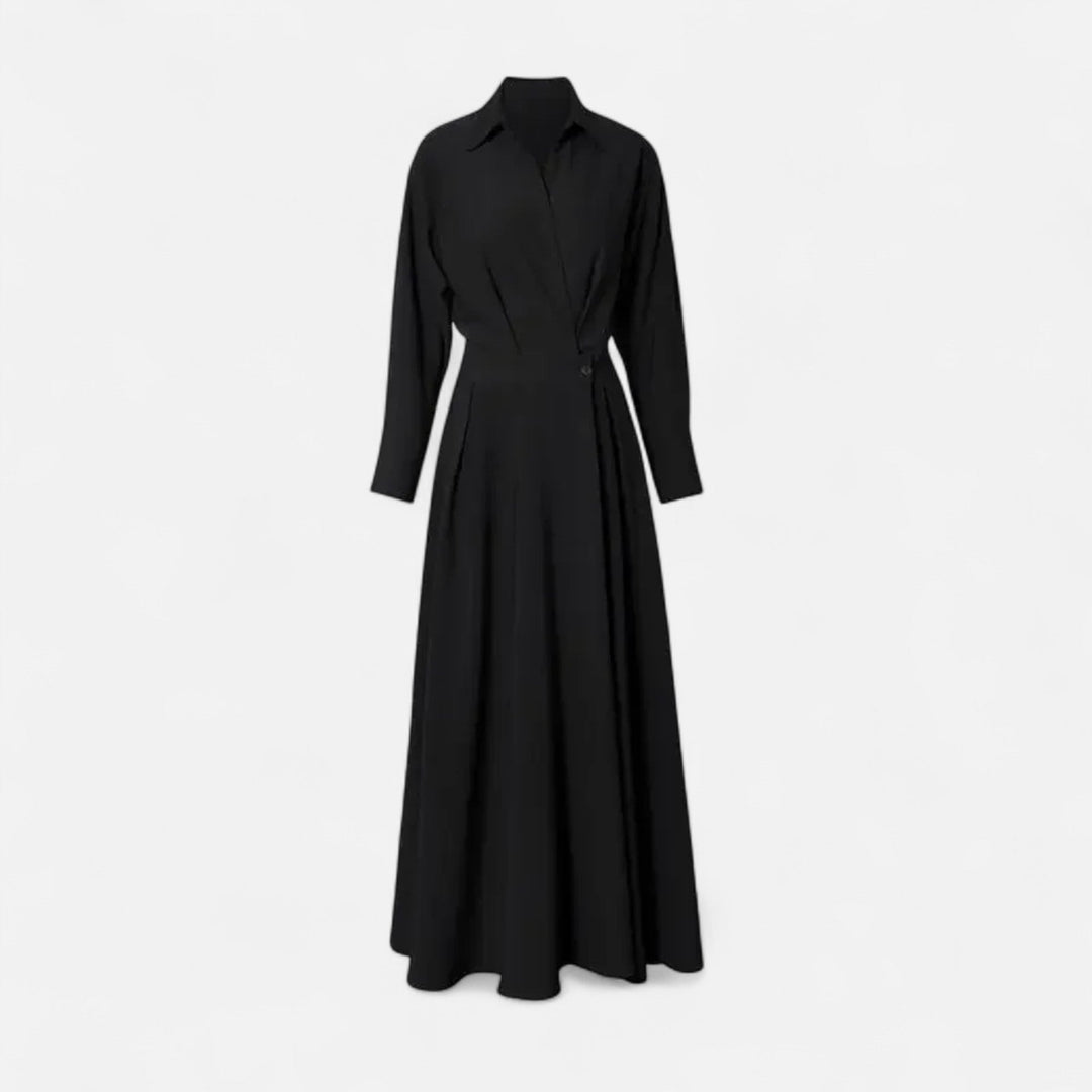 Women's Premium Cotton-Blend Shirt Dress | Elegant Short Sleeve Spring Dress 0