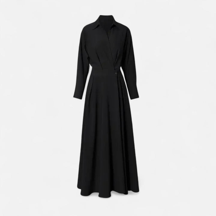 Women's Premium Cotton-Blend Shirt Dress | Elegant Short Sleeve Spring Dress 0