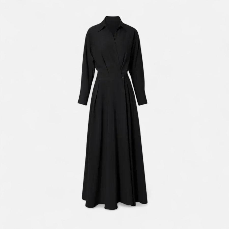 Women's Premium Cotton-Blend Shirt Dress | Elegant Short Sleeve Spring Dress 0
