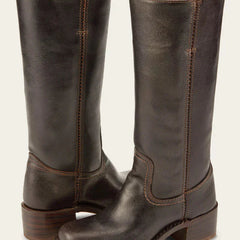 Women's Premium Leather Cowboy Boots | Stylish Western Design with Classic Elegance 7