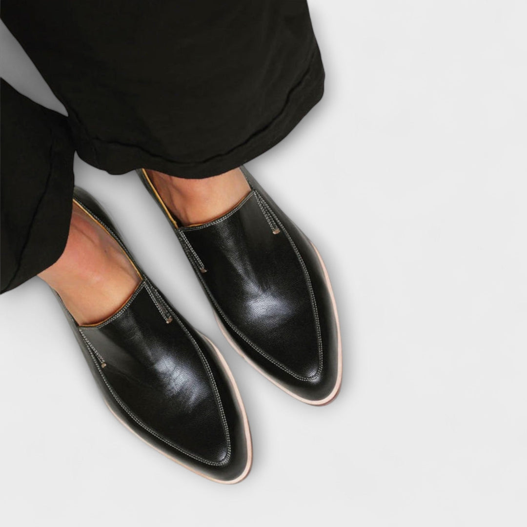 Women's Premium Leather Loafers | Elegant Orthopedic Slip-On Shoes 1