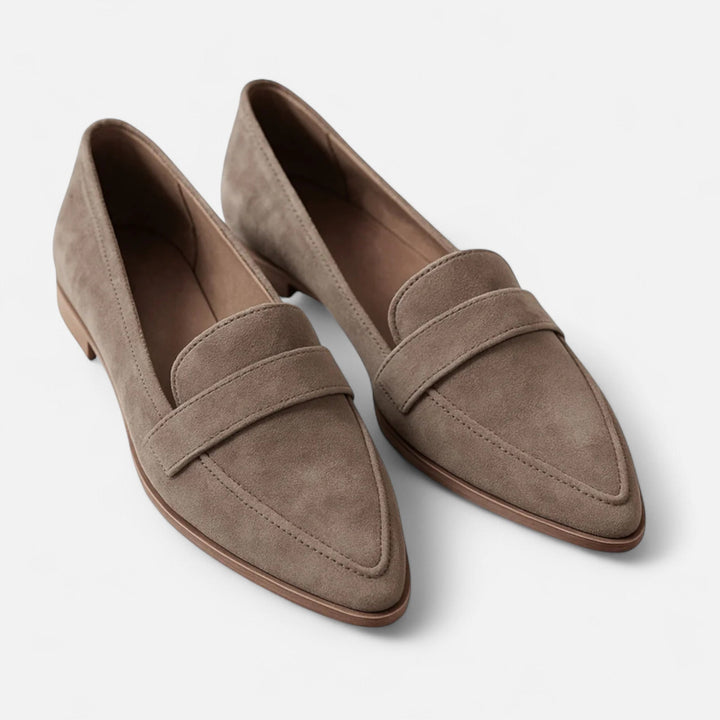 Women's Premium Leather Loafers | Elegant Retro Pointed-Toe Slip-On Shoes 3