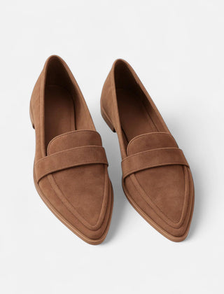 Women's Premium Leather Loafers | Elegant Retro Pointed-Toe Slip-On Shoes 4