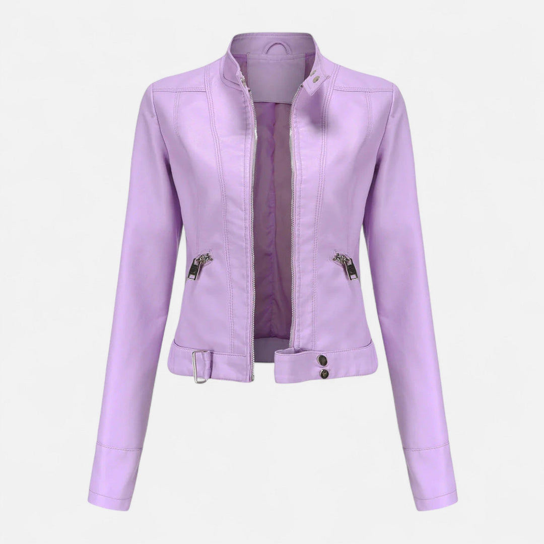 Women's Premium Vegan Leather Jacket | Elegant Classic Outerwear for All Seasons 3