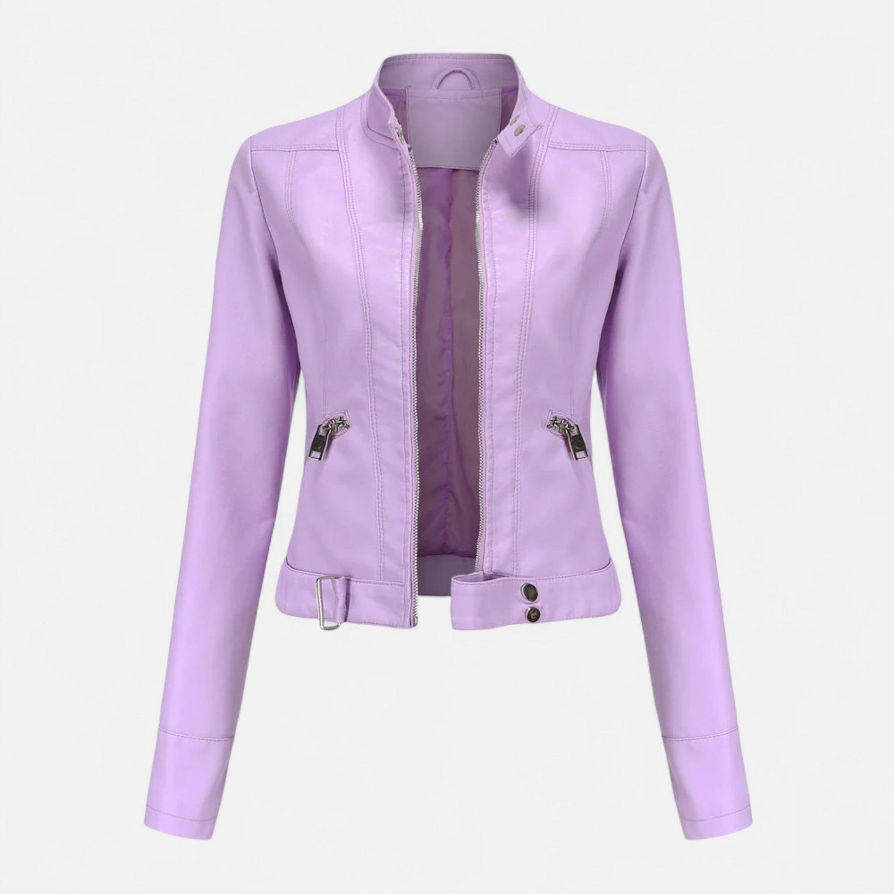 Women's Premium Vegan Leather Jacket | Elegant Classic Outerwear for All Seasons 3