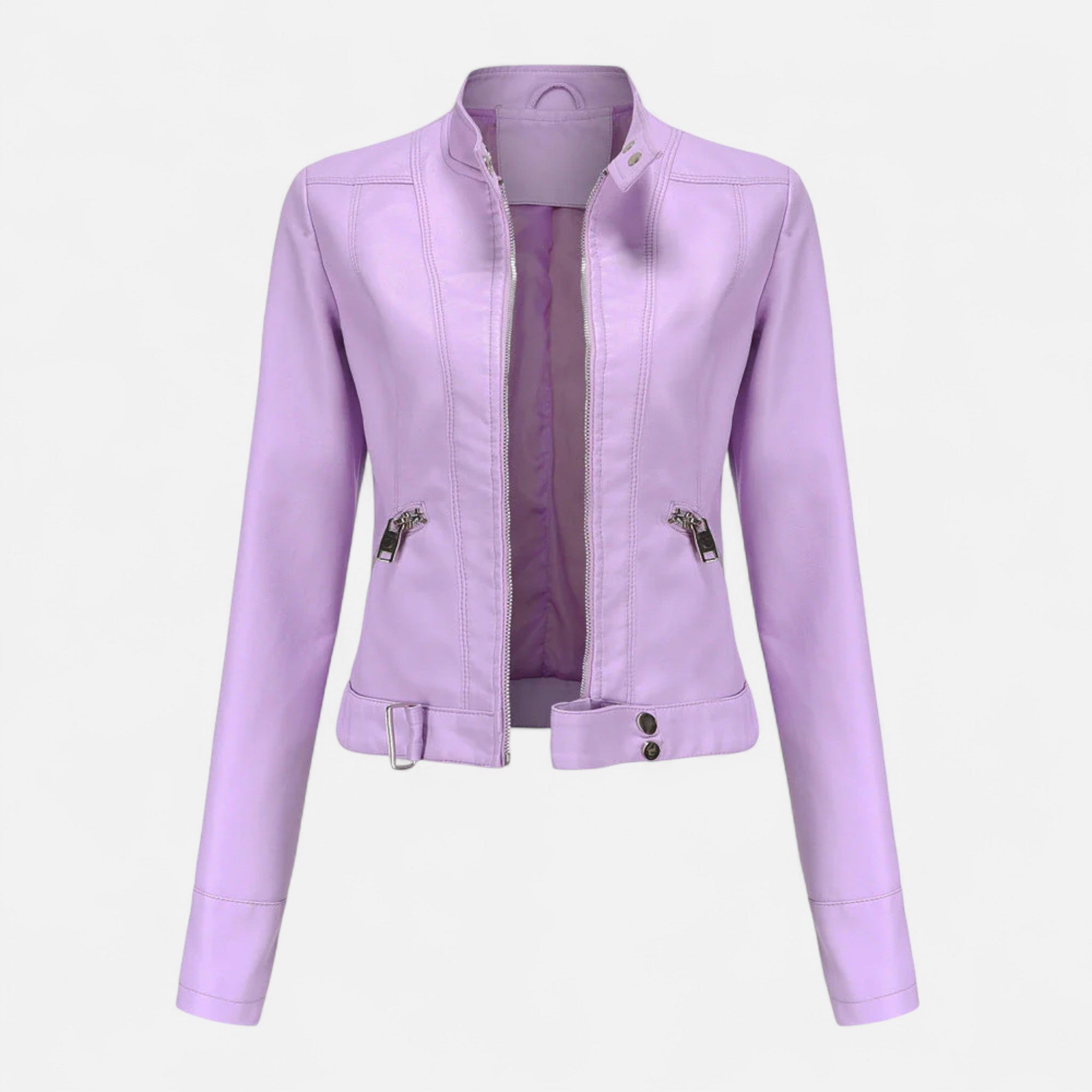 Women's Premium Vegan Leather Jacket | Elegant Classic Outerwear for All Seasons 3