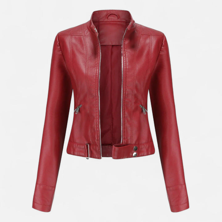 Women's Premium Vegan Leather Jacket | Elegant Classic Outerwear for All Seasons 4