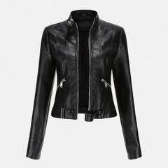 Women's Premium Vegan Leather Jacket | Elegant Classic Outerwear for All Seasons 5