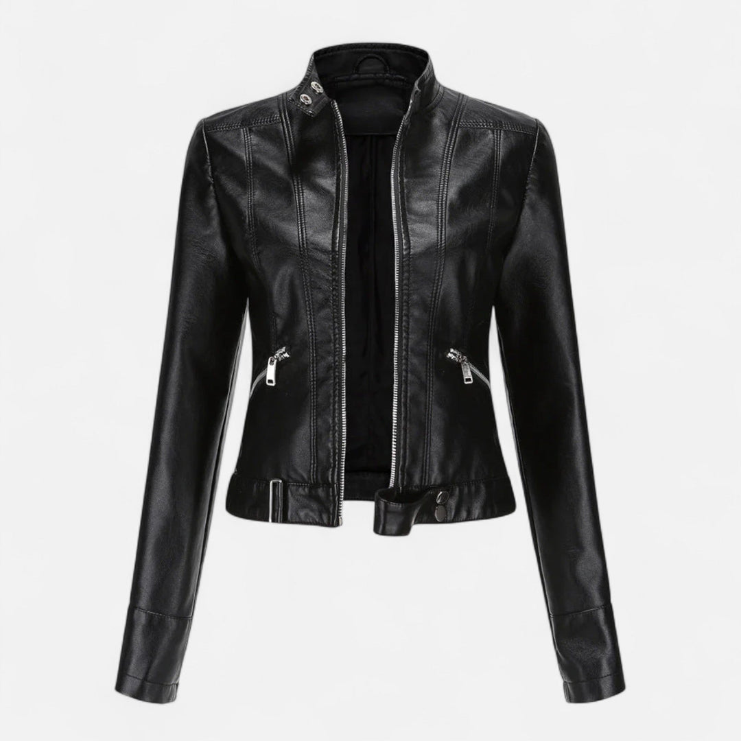 Women's Premium Vegan Leather Jacket | Elegant Classic Outerwear for All Seasons 5