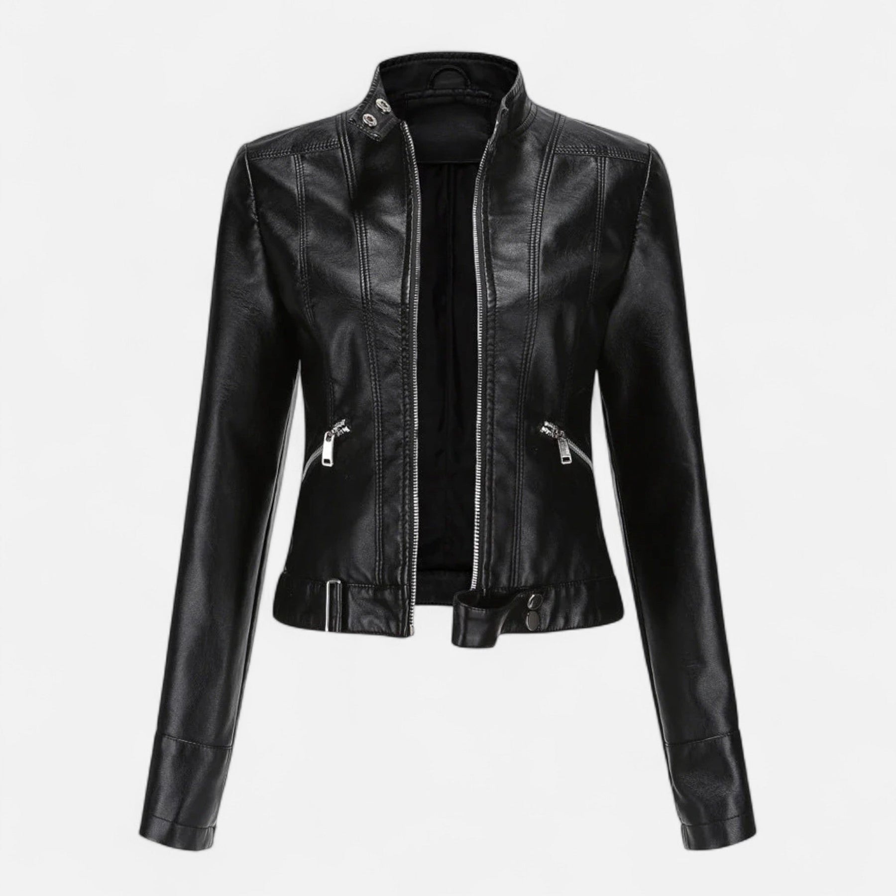 Women's Premium Vegan Leather Jacket | Elegant Classic Outerwear for All Seasons 5