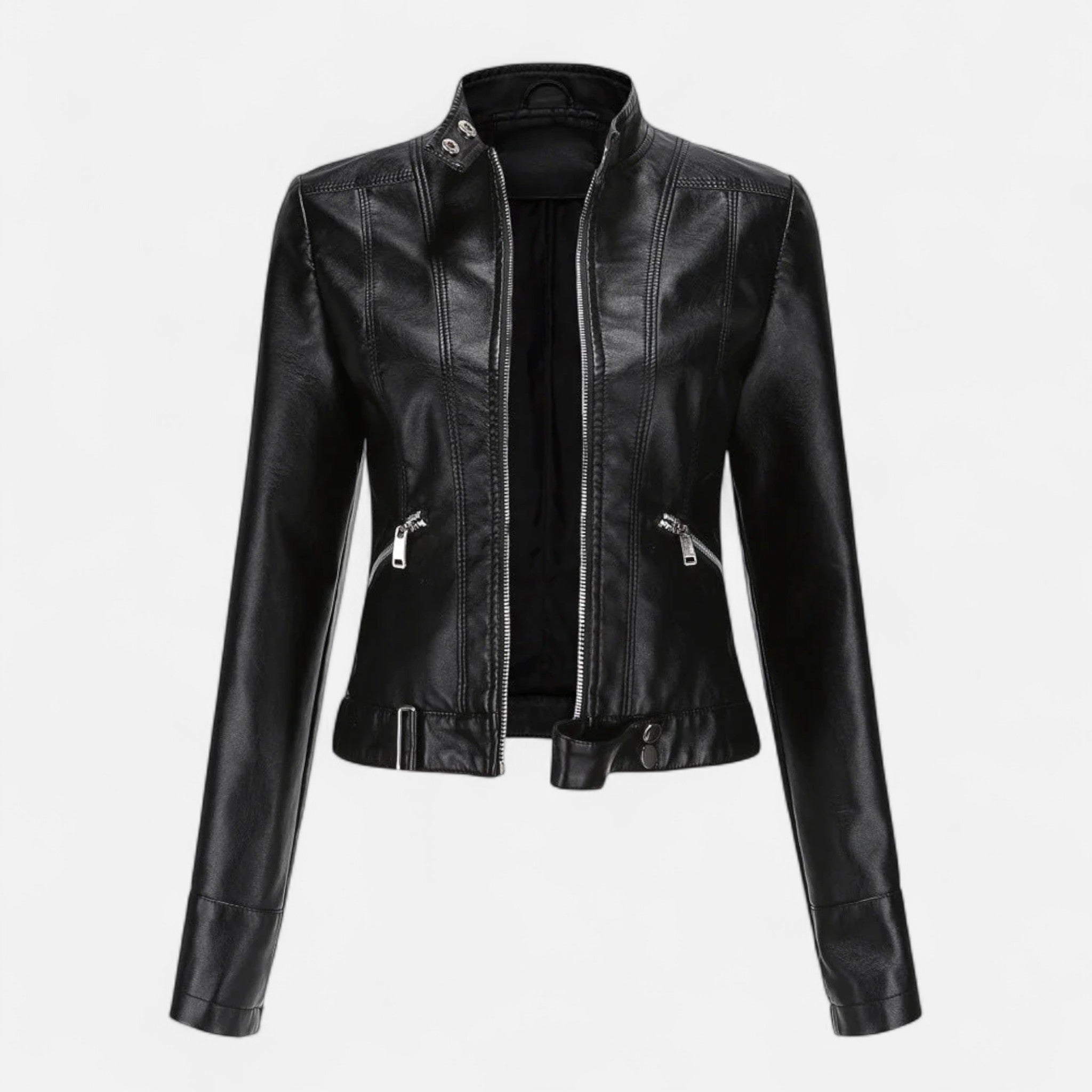 Women's Premium Vegan Leather Jacket | Elegant Classic Outerwear for All Seasons 5
