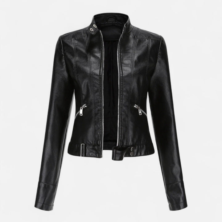 Women's Premium Vegan Leather Jacket | Elegant Classic Outerwear for All Seasons 5