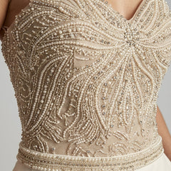 Women's Sequin Jumpsuit | Elegant Strapless Wide-Leg Evening Wear 2