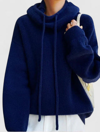 Women's Soft Knit Oversized Sweater | Cozy Cowl Neck Winter Top 3