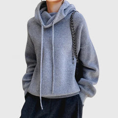 Women's Soft Knit Oversized Sweater | Cozy Cowl Neck Winter Top 5