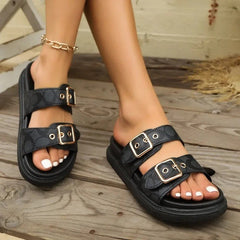 Women's Stylish Adjustable Platform Sandals | Comfortable Summer Footwear 4