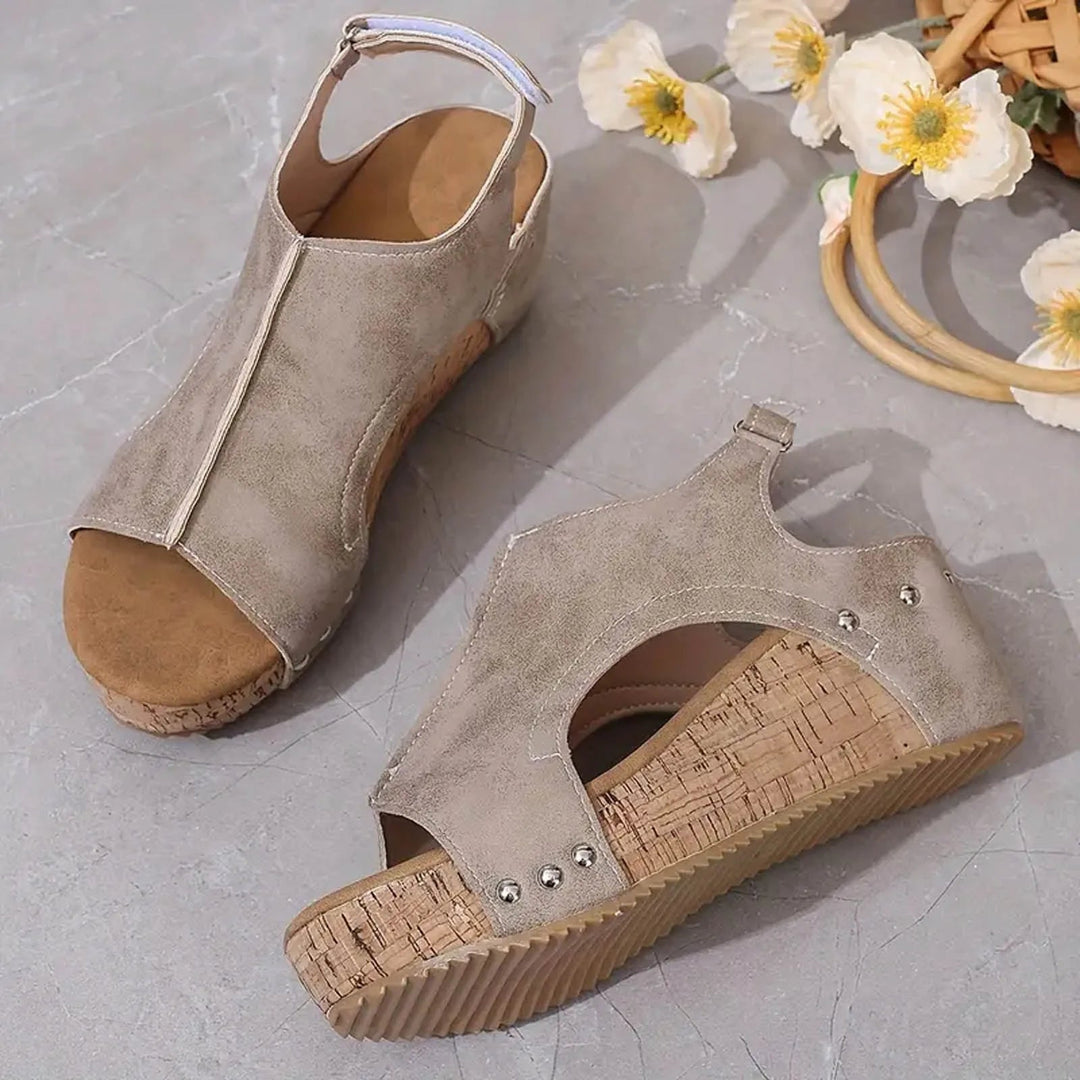 Women's Stylish Orthopedic Platform Wedge Sandals | Comfortable Peep Toe Design 1