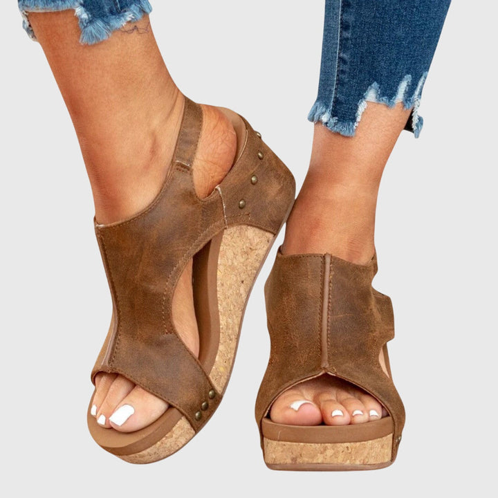 Women's Stylish Orthopedic Platform Wedge Sandals | Comfortable Peep Toe Design 8