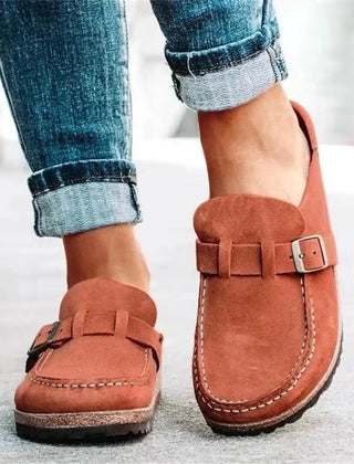 Women's Suede Orthopedic Slip-Ons | Comfortable Casual Everyday Shoes 0