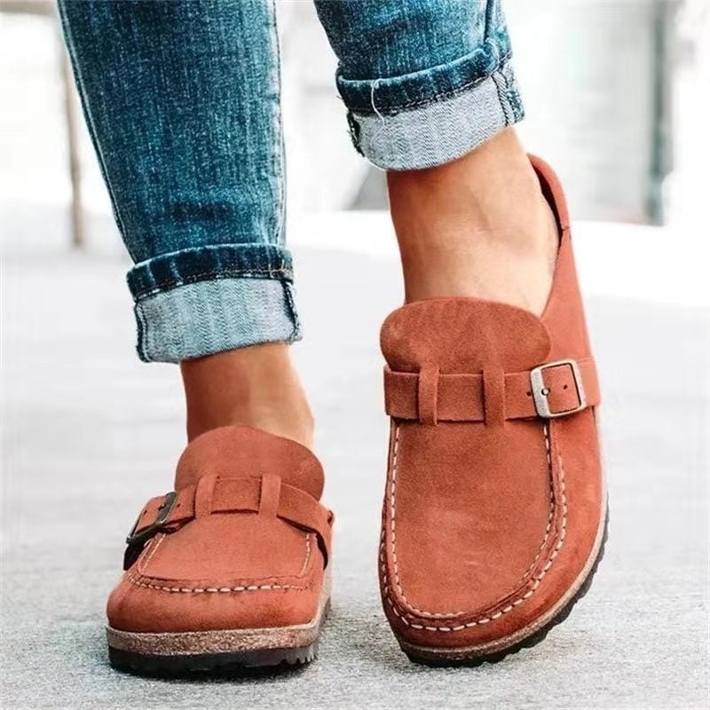 Women's Suede Orthopedic Slip-Ons | Comfortable Casual Everyday Shoes 0