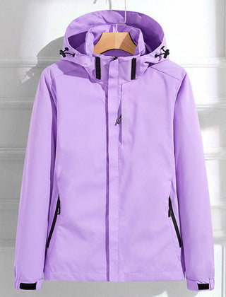 Women's Waterproof Rain Jacket | Stylish Adjustable-Fit Hooded Outerwear 2