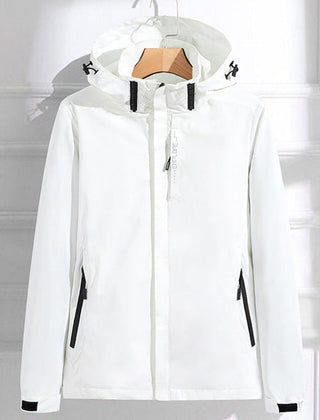Women's Waterproof Rain Jacket | Stylish Adjustable-Fit Hooded Outerwear 3
