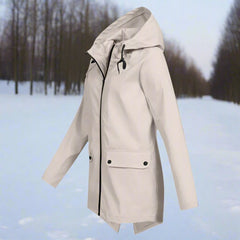 Women's Waterproof Rain Jacket | Stylish Adjustable Hooded Outerwear 1