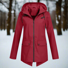 Women's Waterproof Rain Jacket | Stylish Adjustable Hooded Outerwear 10