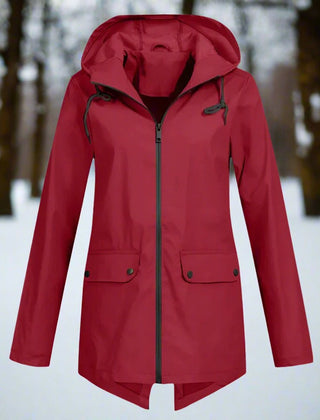 Women's Waterproof Rain Jacket | Stylish Adjustable Hooded Outerwear 10