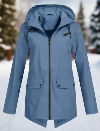Women's Waterproof Rain Jacket | Stylish Adjustable Hooded Outerwear 11