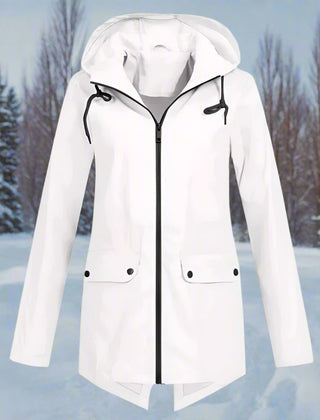 Women's Waterproof Rain Jacket | Stylish Adjustable Hooded Outerwear 13