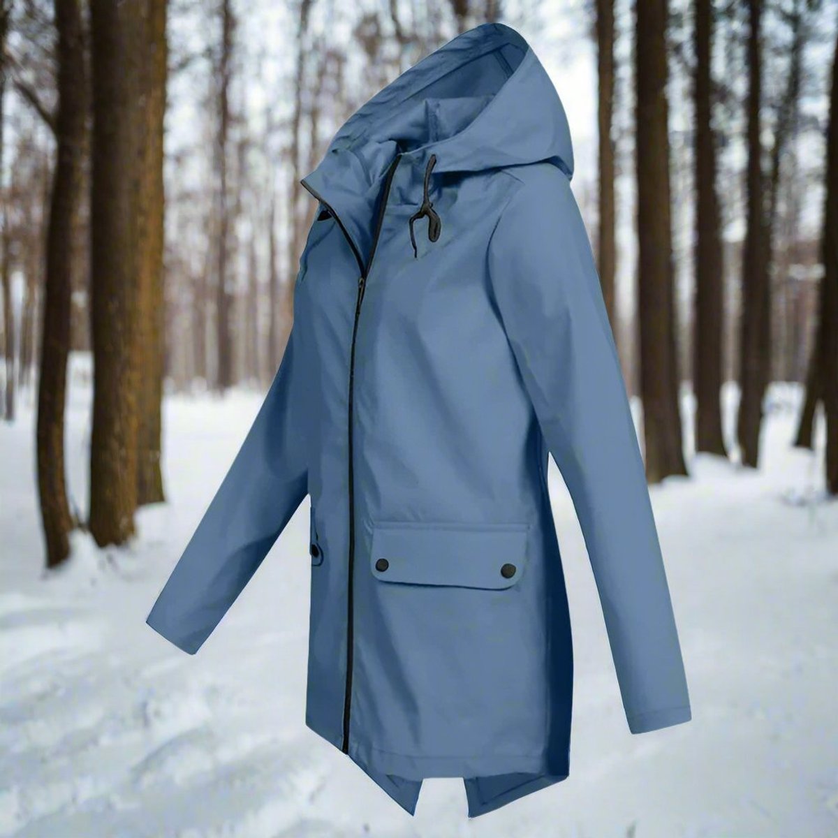 Women's Waterproof Rain Jacket | Stylish Adjustable Hooded Outerwear 3