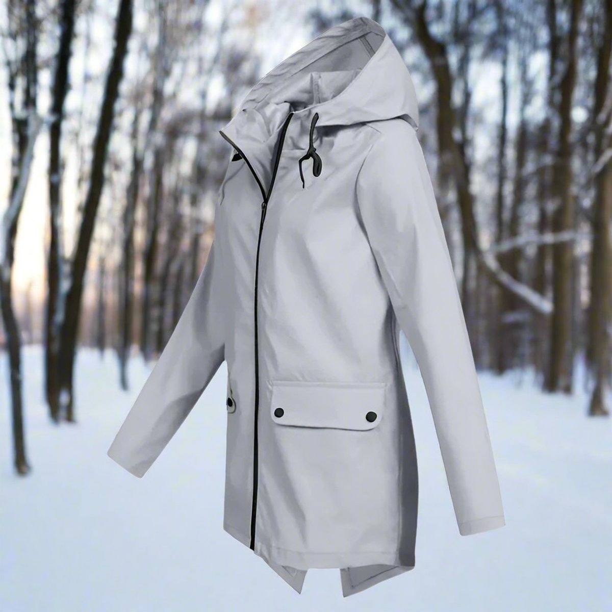 Women's Waterproof Rain Jacket | Stylish Adjustable Hooded Outerwear 7