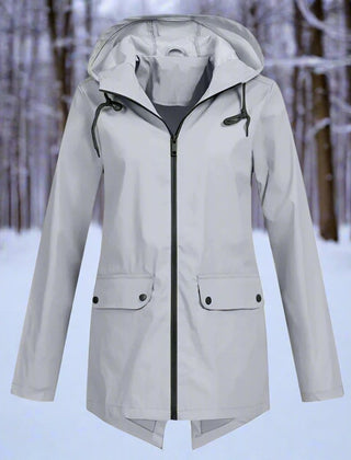 Women's Waterproof Rain Jacket | Stylish Adjustable Hooded Outerwear 9