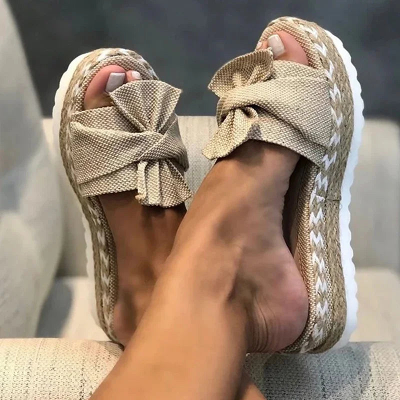 Women's Woven Wedge Sandals | Elegant Comfortable Footwear