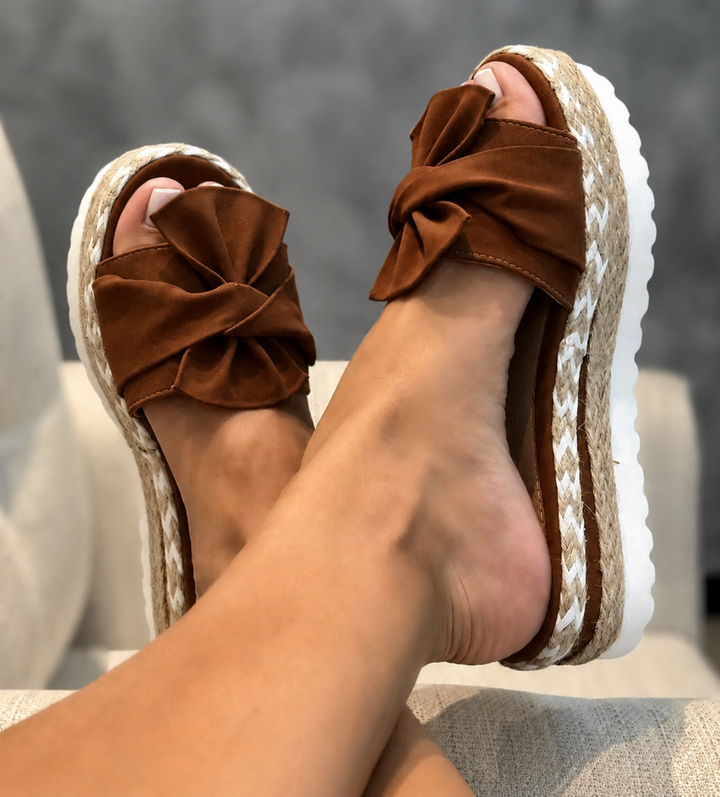 Women's Woven Wedge Sandals | Elegant Comfortable Footwear