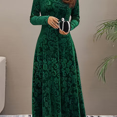 Bethany | Women’s Graceful Floral Design Midi Dress - Image 2