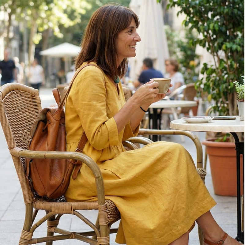 V-Neck Midi Dress detail
