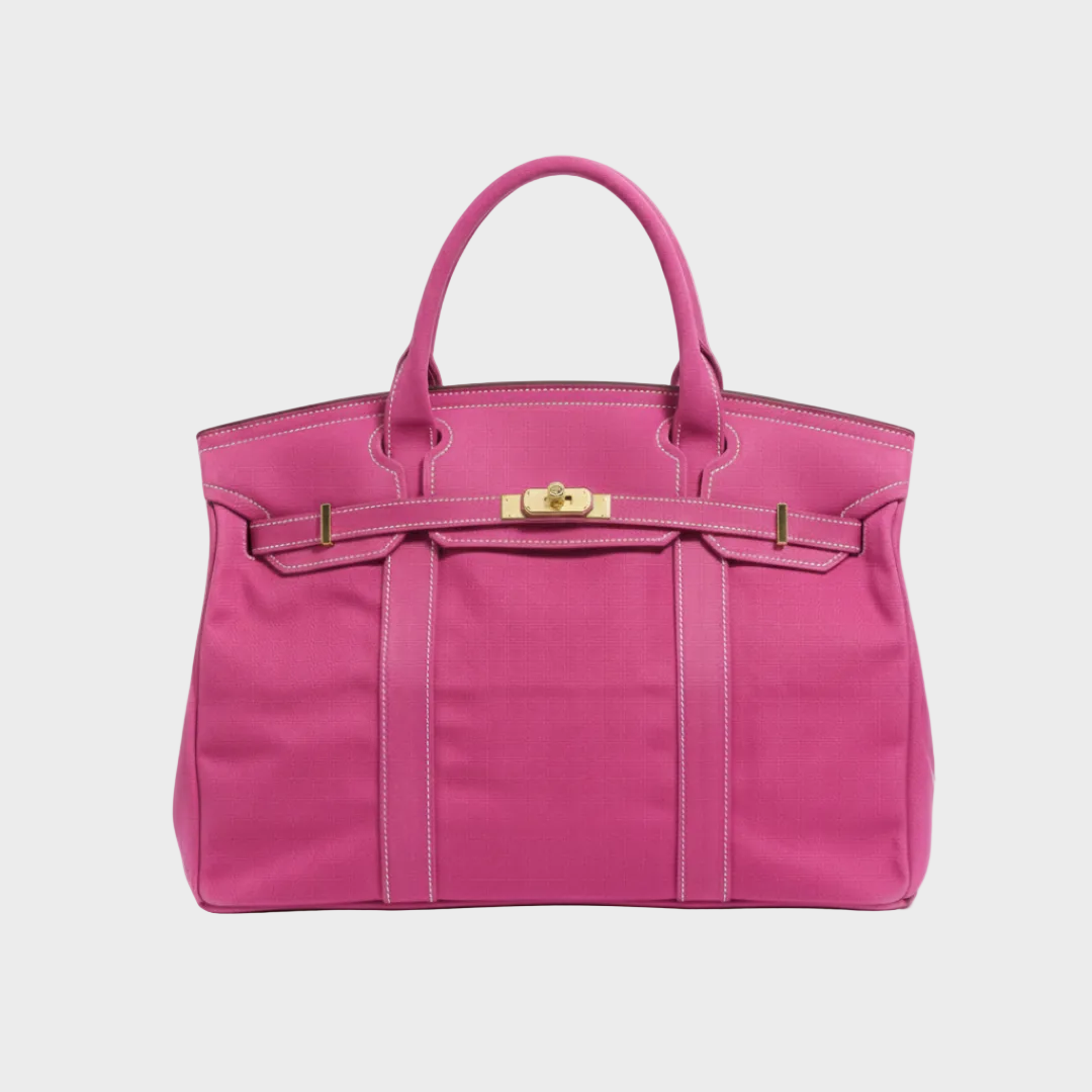 Women’s Vintage Look Canvas Structured Utility Handbag