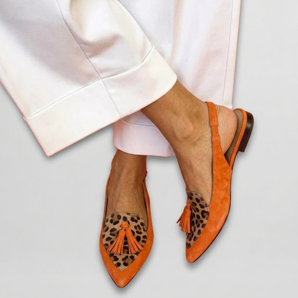 Women's Sandals with Straps and Fringes