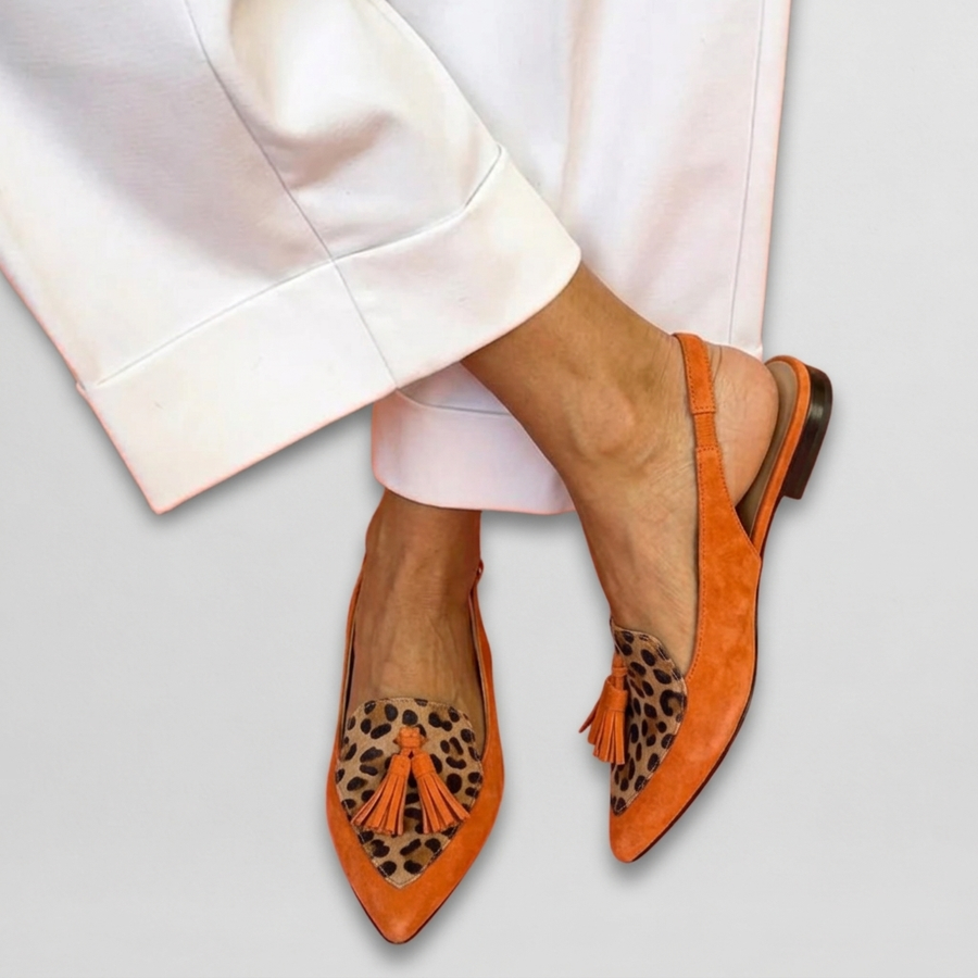 Women's Sandals with Straps and Fringes