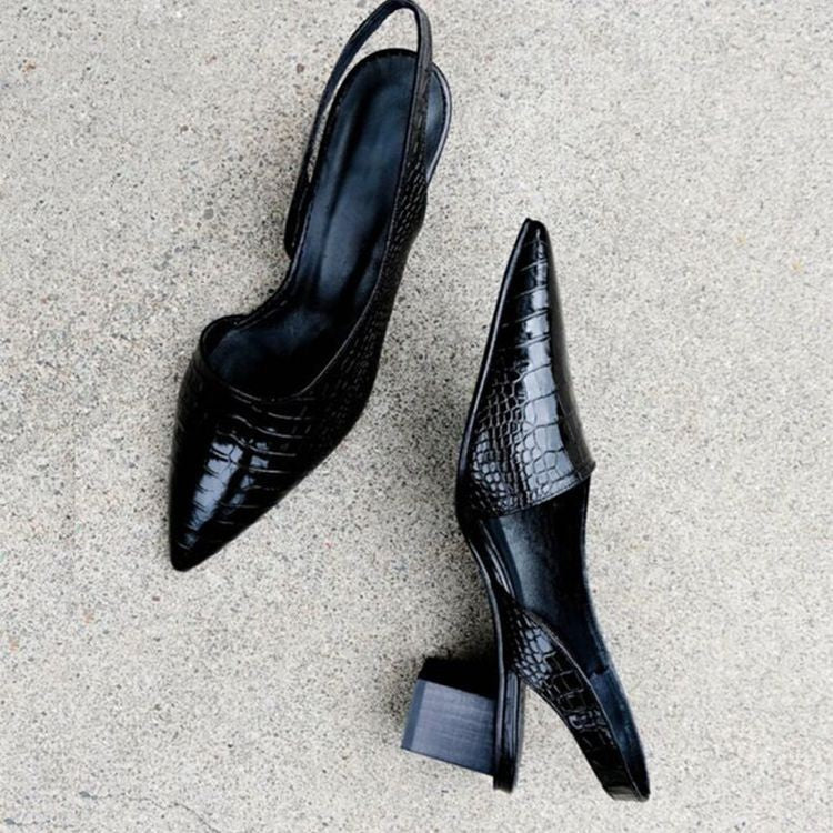 Women's Wide Toe High Heels