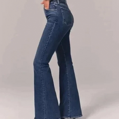 Zora | Women’s Flared High-Waisted Denim Jeans - Image 5