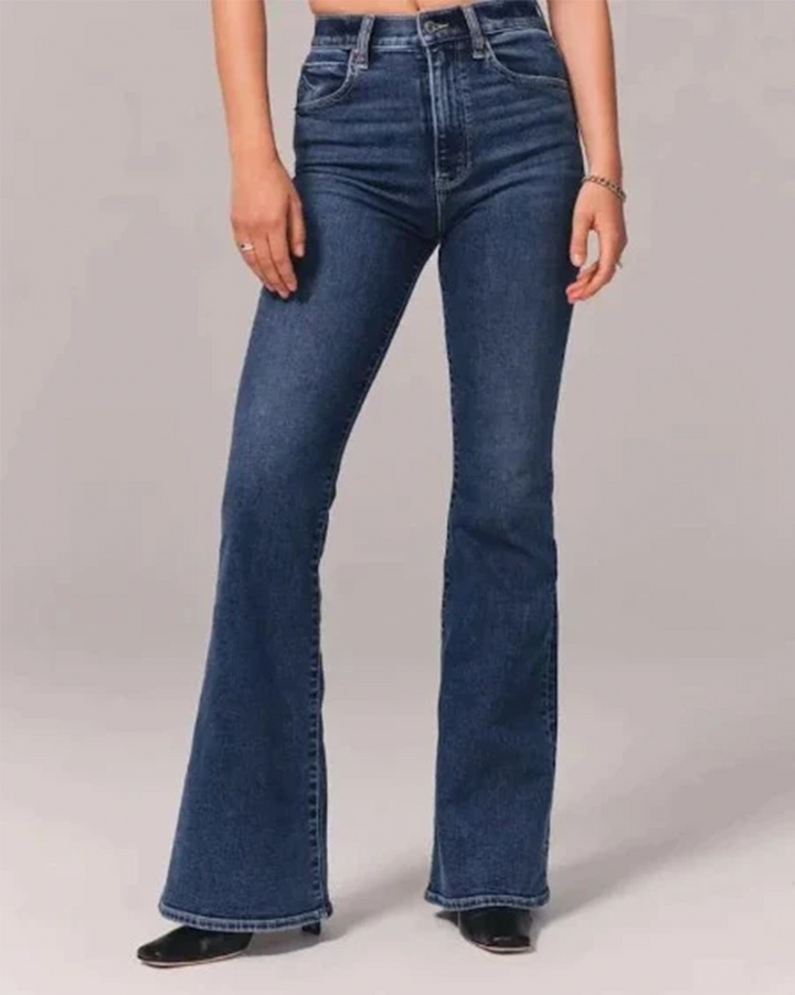 Zora | Women’s Flared High-Waisted Denim Jeans - Image 6