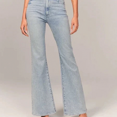 Zora | Women’s Flared High-Waisted Denim Jeans - Image 1