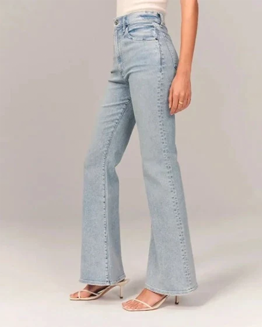 Zora | Women’s Flared High-Waisted Denim Jeans - Image 3